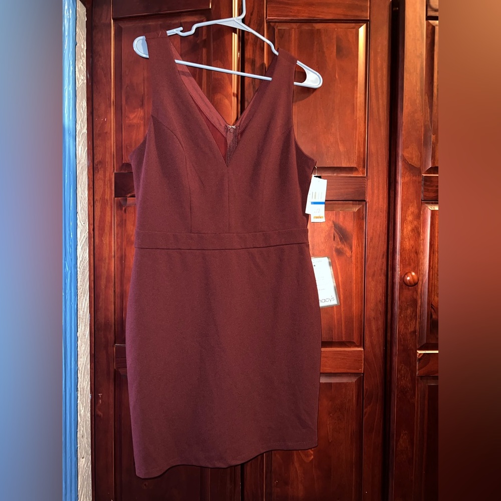 SPEECHLESS Wine Dress